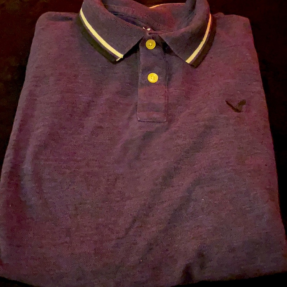 American eagle purple polo in excellent condition
